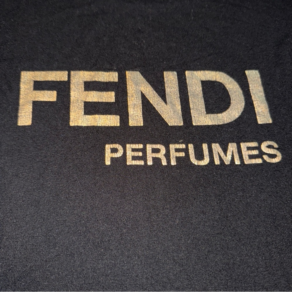 Fendi T-Shirts Ladies Cotton, Polyurethane 3975278 Large 3/4 Sleeve